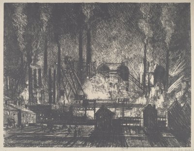 Skifter, Charleroi av Joseph Pennell