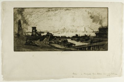 Coal Wharves, Staten Island, nr. II av Joseph Pennell