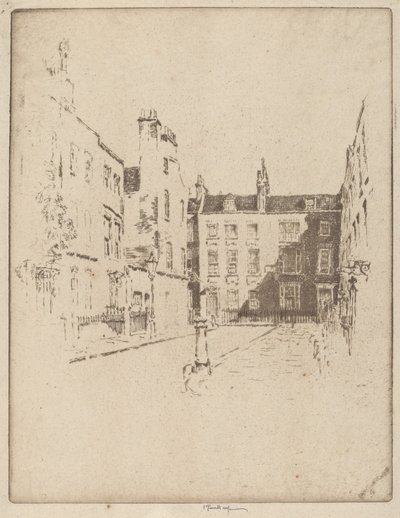 Cowley Street, Westminster av Joseph Pennell