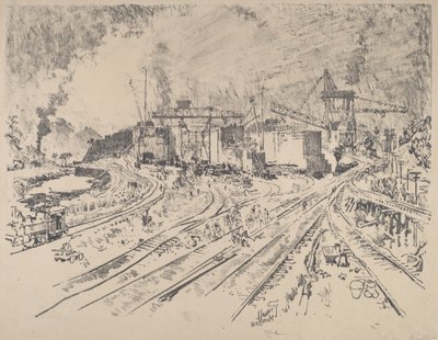 Tidlig morgen, Miraflores av Joseph Pennell