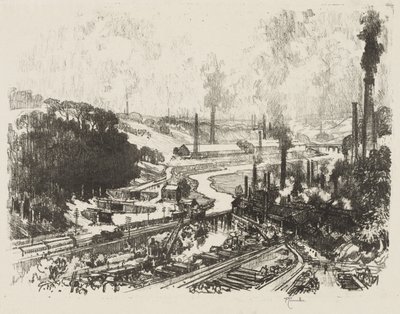 English War Work: Munition Works av Joseph Pennell