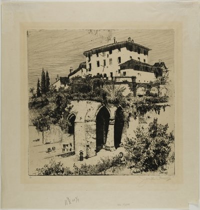 Fonte Nuova, Siena av Joseph Pennell