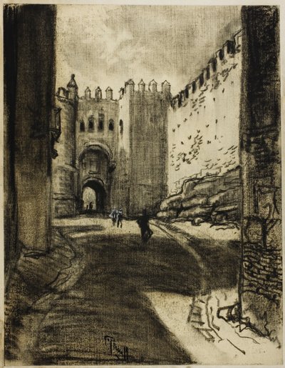 Gateway, Segovia av Joseph Pennell