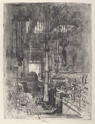 Gun Pit, No.II av Joseph Pennell