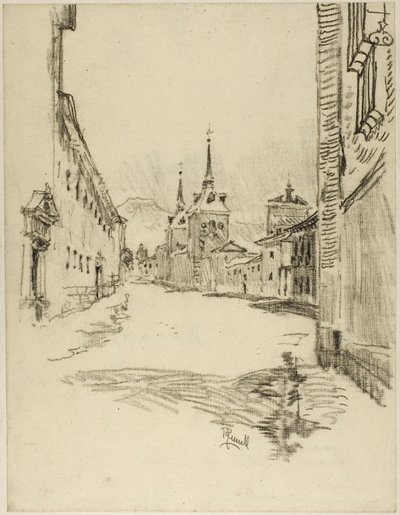 Dens gater er brede og stille av Joseph Pennell