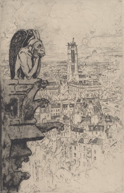 Le Stryge, 1893. av Joseph Pennell