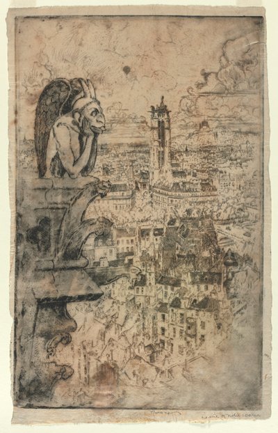 Le Stryge, 1893. av Joseph Pennell