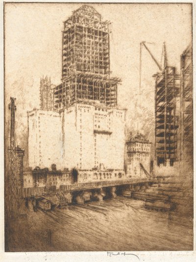 Overnatting for herrer av Joseph Pennell