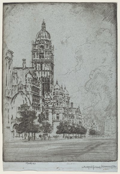 Fantastiske Kensington av Joseph Pennell