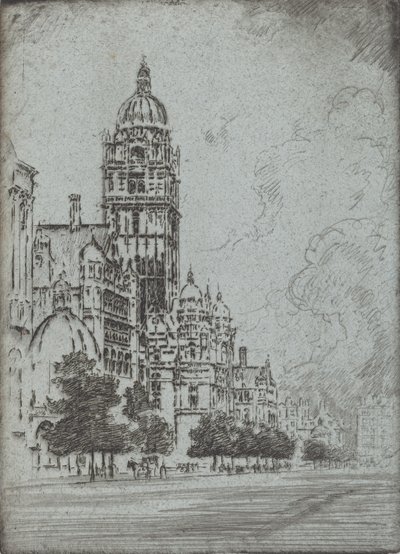 Storslåtte Kensington, 1904. av Joseph Pennell