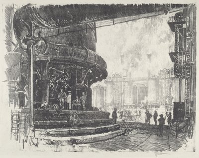 Making Pig-Iron, 1916. av Joseph Pennell