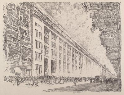 Midt på dagen, General Electric Works, Berlin av Joseph Pennell