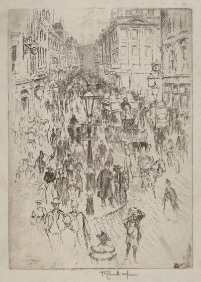 New Oxford Street, London av Joseph Pennell
