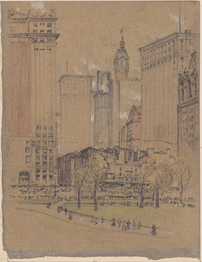 New York, det gamle og det nye av Joseph Pennell