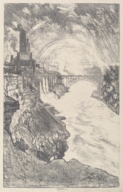 Niagara regnbuer av Joseph Pennell