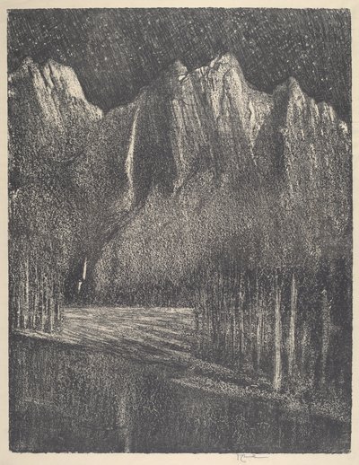 Natt i Yosemite av Joseph Pennell