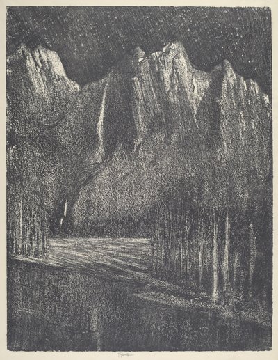 Natt i Yosemite av Joseph Pennell
