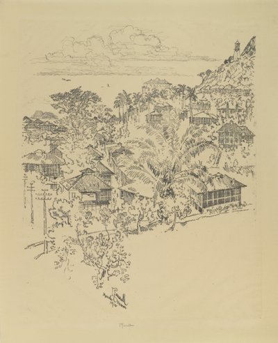 Offisiell Ancon. Administrasjonsbygninger, 1912 av Joseph Pennell