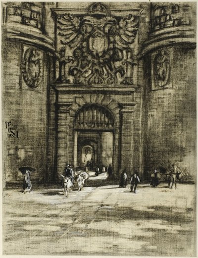 Porta Viragia, Toledo av Joseph Pennell