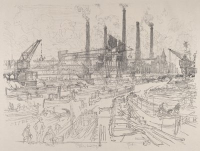 Power-House, Berlin av Joseph Pennell