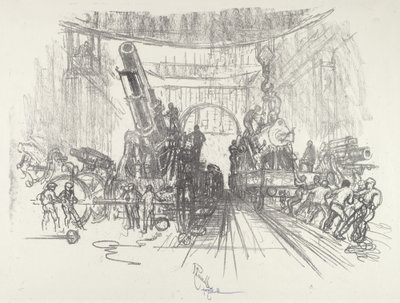 Klar for krig, 1916. av Joseph Pennell