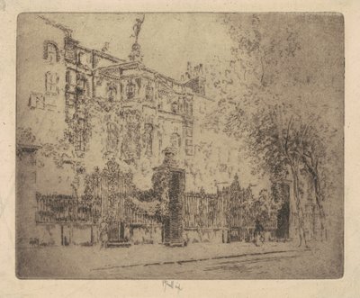 Rossettis hus av Joseph Pennell