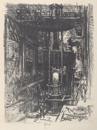 Forme en pistol fra en ingot av Joseph Pennell