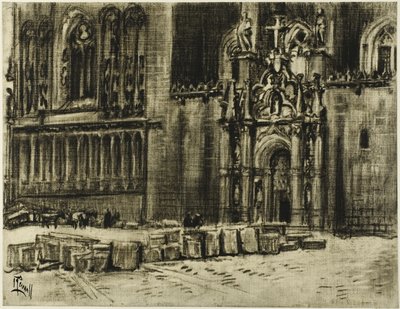 St. Juan de los Reyes, døren og kjedene av Joseph Pennell