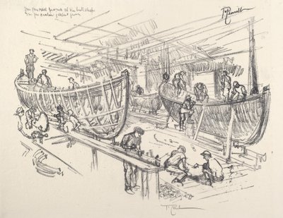 Båtbyggerne av Joseph Pennell