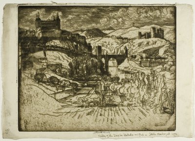 Slottene, Toledo av Joseph Pennell