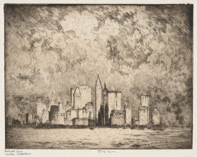 Byen i 1915 av Joseph Pennell