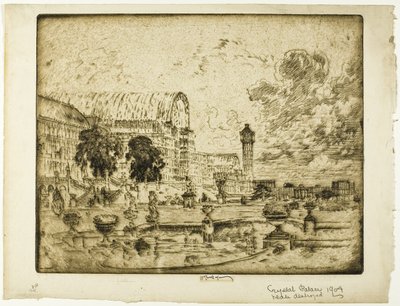 Krystallpalasset av Joseph Pennell
