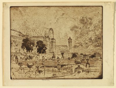 Crystal Palace, London av Joseph Pennell