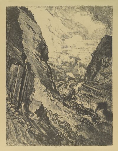 Kuttet mot Culebra av Joseph Pennell
