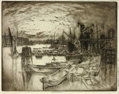 Dokkhodet av Joseph Pennell