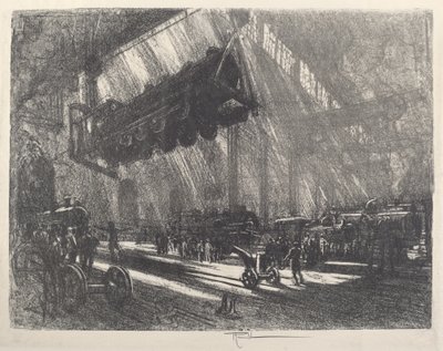 Det flygende lokomotivet av Joseph Pennell