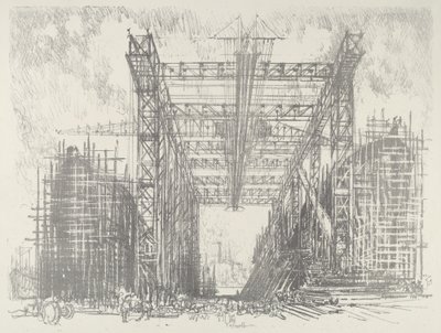 The Gantry av Joseph Pennell