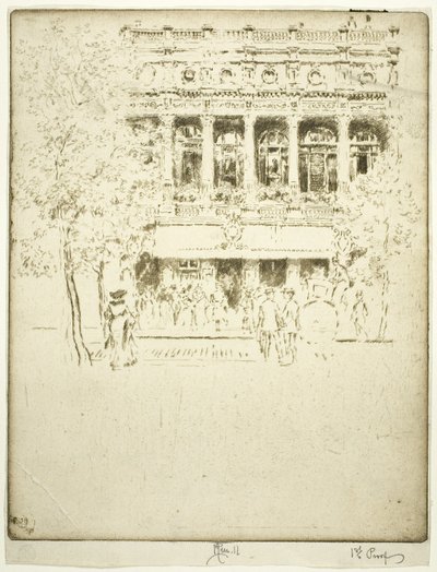 Garrick Theatre av Joseph Pennell