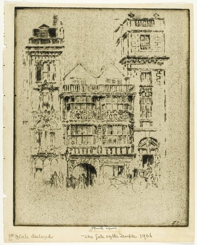 Tempelporten av Joseph Pennell