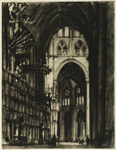 De forgylte orgelpipene av Joseph Pennell
