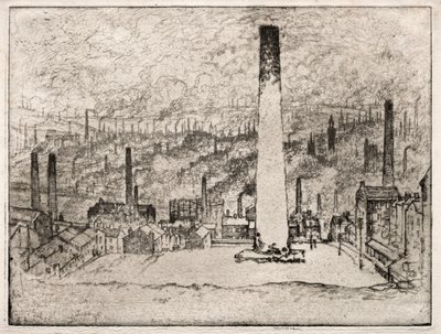 Den store skorsteinen, Bradford av Joseph Pennell