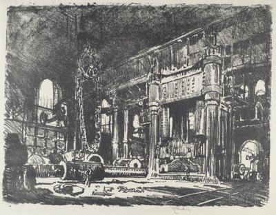 The Gun Forge av Joseph Pennell
