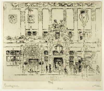 Instituttet, Piccadilly av Joseph Pennell