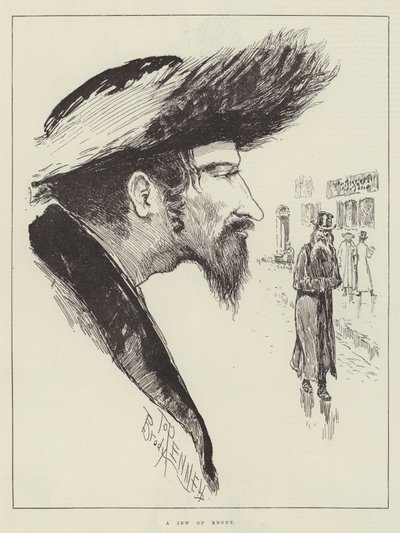 The Jew at Home, av Joseph Pennell av Joseph Pennell