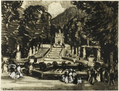 Parken, La Granga av Joseph Pennell