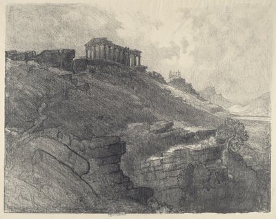 Templene på veggen, Girgenti av Joseph Pennell