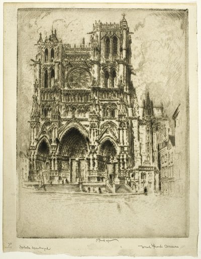 Vestfronten, Amiens av Joseph Pennell