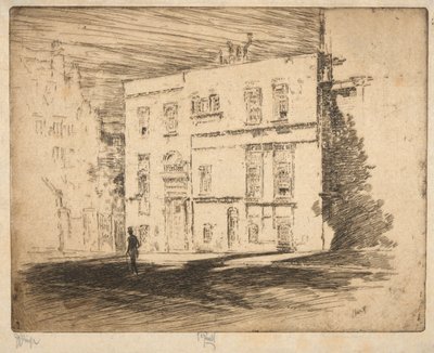 Det hvite hus: etsning av Joseph Pennell