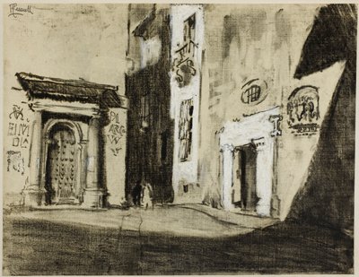 Toledo-gatene av Joseph Pennell