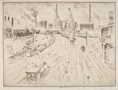 Spor, Oberhausen av Joseph Pennell